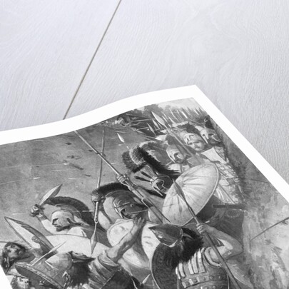 Print Showing the Spartans Capturing Mount Ithome by Anonymous
