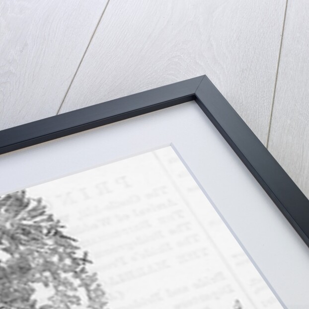 Drawing of Royal Wedding Cake Print by Anonymous