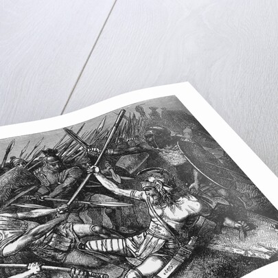 Spartacus During His Fatal Gladiator Battle by Anonymous