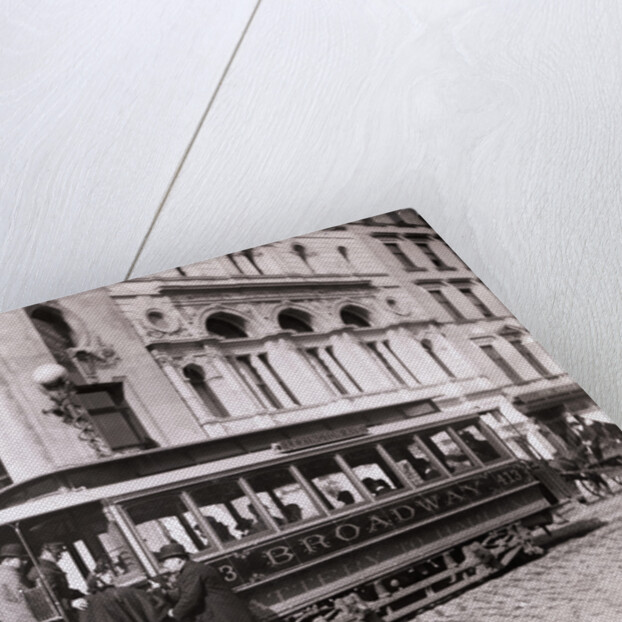 Passengers Boarding Cable Car by Anonymous
