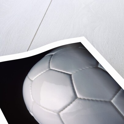 White Soccer Ball by Anonymous