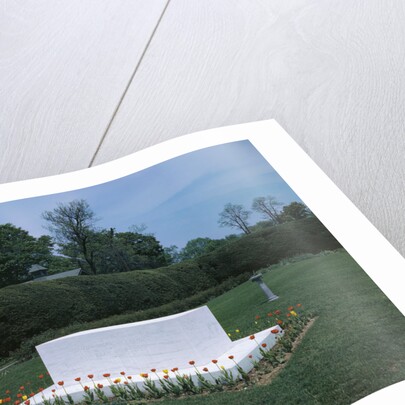 View of Franklin D. Roosevelt's Tombstone by Anonymous