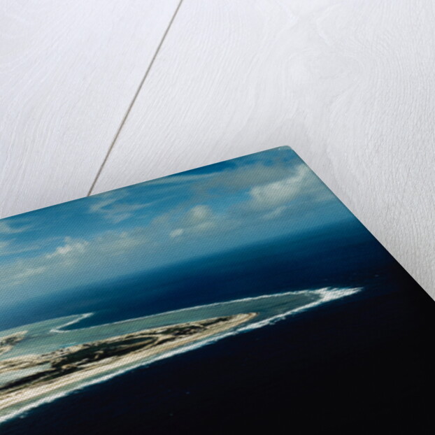 Smoke Rising from Wake Island by Anonymous