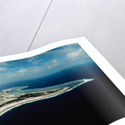 Smoke Rising from Wake Island by Anonymous