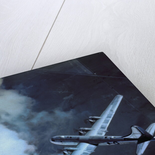 USAF B-29 Superfortress Bomber in Flight by Anonymous