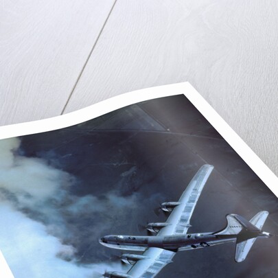 USAF B-29 Superfortress Bomber in Flight by Anonymous