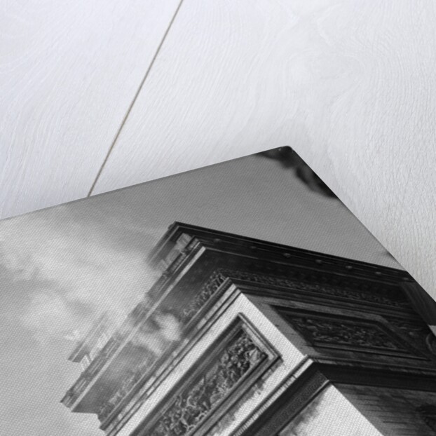 Smoke from Snipers atop Arc de Triomphe by Anonymous