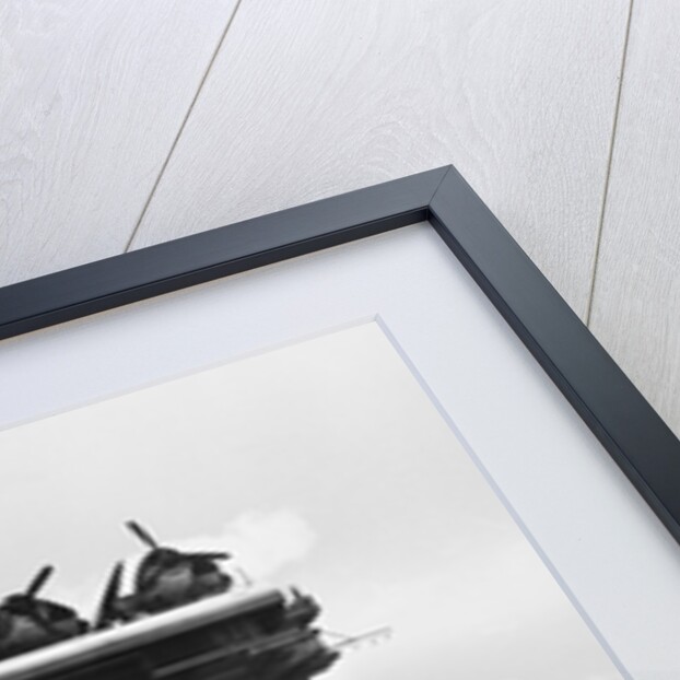 USS Hornet with Planes on Deck by Anonymous