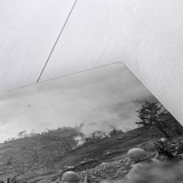 Infantrymen Lying on Ground at Lookout by Anonymous