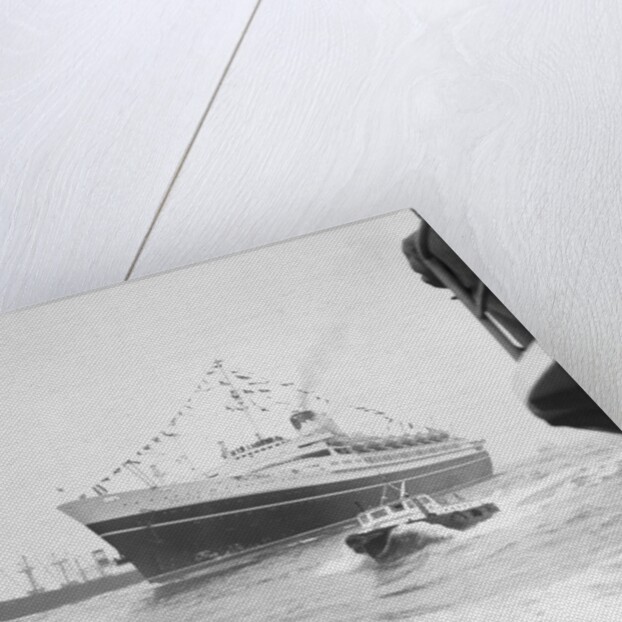 Ocean Liner Andrea Doria Sailing by Anonymous