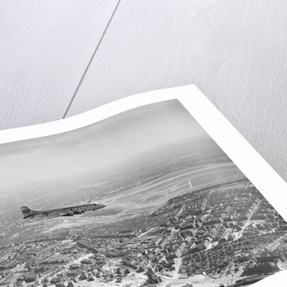 USAAF Vittles C-47 Skytrain Airplane above Berlin by Anonymous