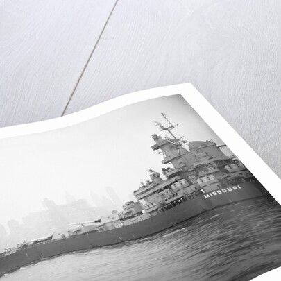 View of The Battleship USS Missouri by Anonymous