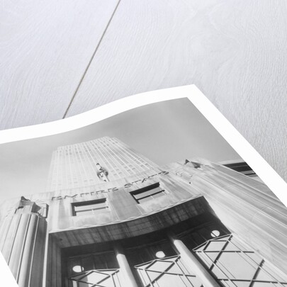 Empire State Building Seen from Below by Anonymous