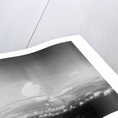 View of Hydrogen Bomb Mushroom Cloud Rising by Anonymous