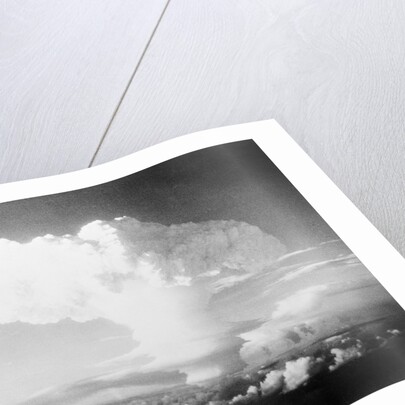 View of Hydrogen Bomb Mushroom Cloud Rising by Anonymous