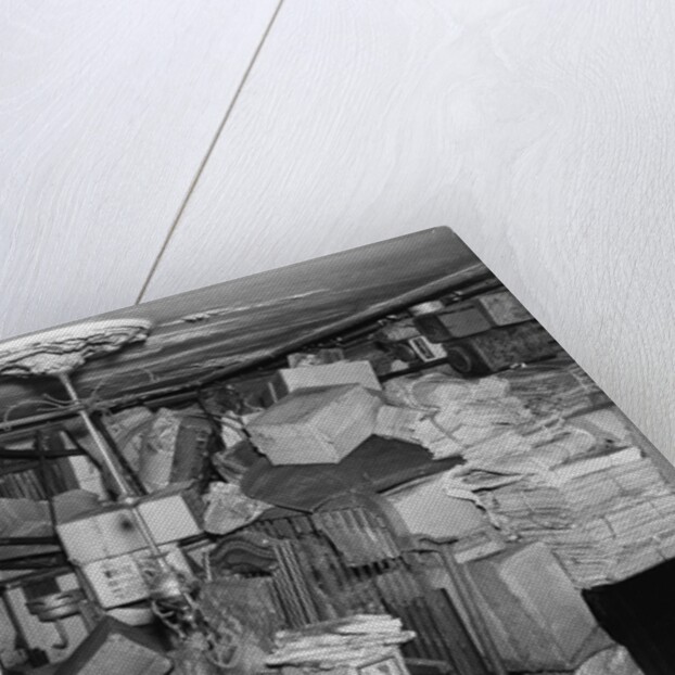 Ramshackled Room of Furniture and Items by Anonymous