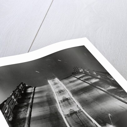 Scene of Car Going up a Hill by Anonymous