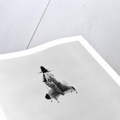 The Convair XFY-1 Plane During Takeoff by Anonymous