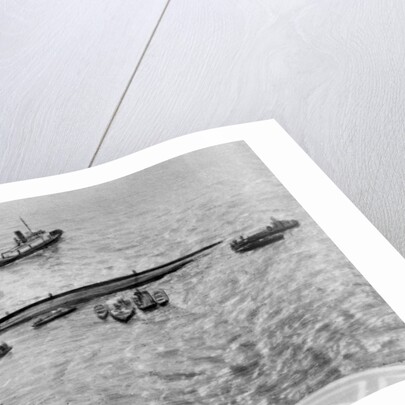 Ships Sailing Around the Toya Maru by Anonymous