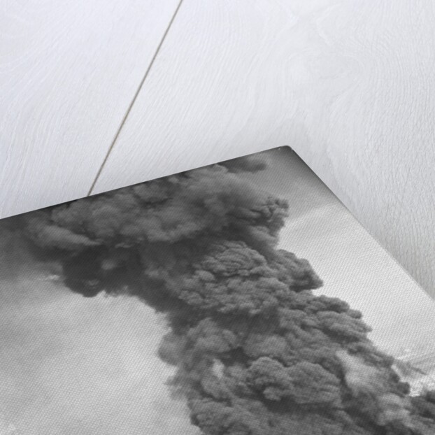 Burning Oil Refinery by Anonymous