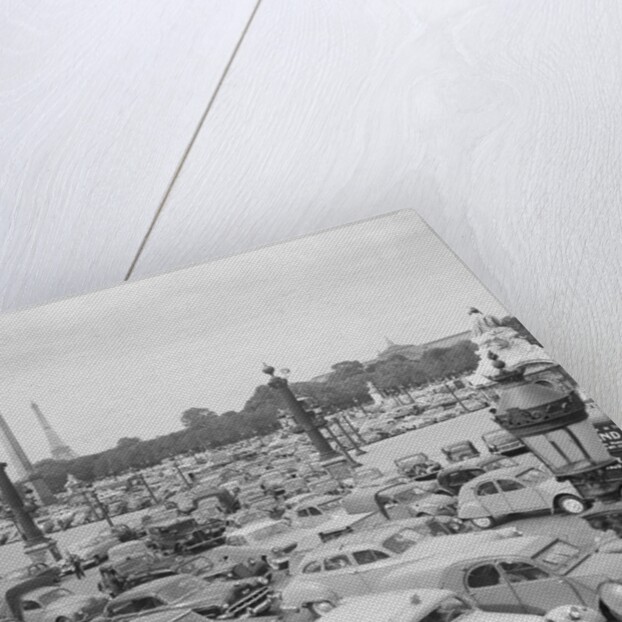 Traffic Jam in Place de la Concorde,Paris by Anonymous