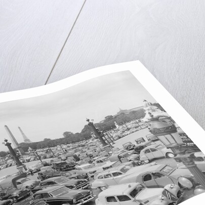 Traffic Jam in Place de la Concorde,Paris by Anonymous