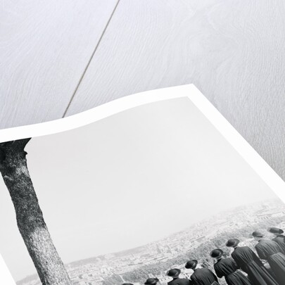 Priests Viewing Rome From Janiculum Hill by Anonymous