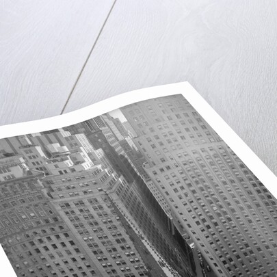Trinity Church Rising Above Wall Street by Anonymous