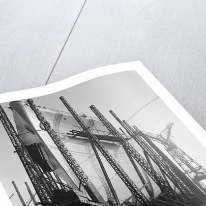 View of Crane Like Structure of Ship by Anonymous