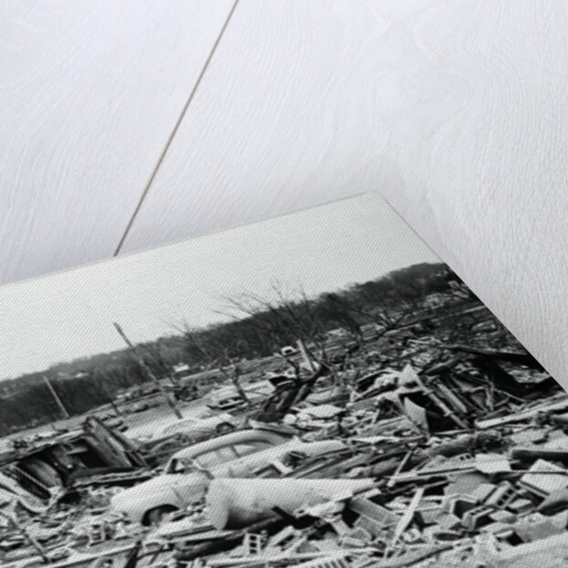 View of Storm Torn Site by Anonymous