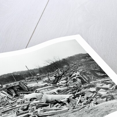 View of Storm Torn Site by Anonymous