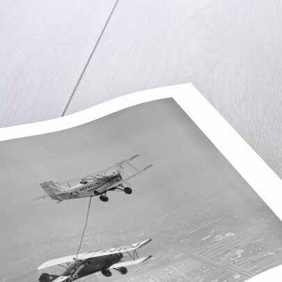 Airplane Refueling in Midair by Anonymous