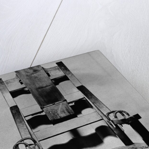View of Empty Electric Chair by Anonymous