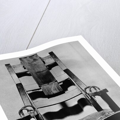 View of Empty Electric Chair by Anonymous