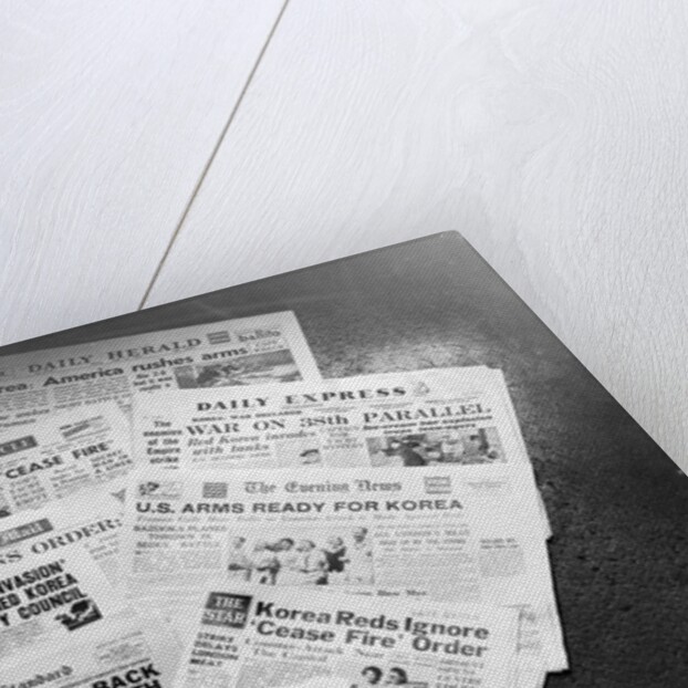 London Press Headlines for Korean Crisis by Anonymous