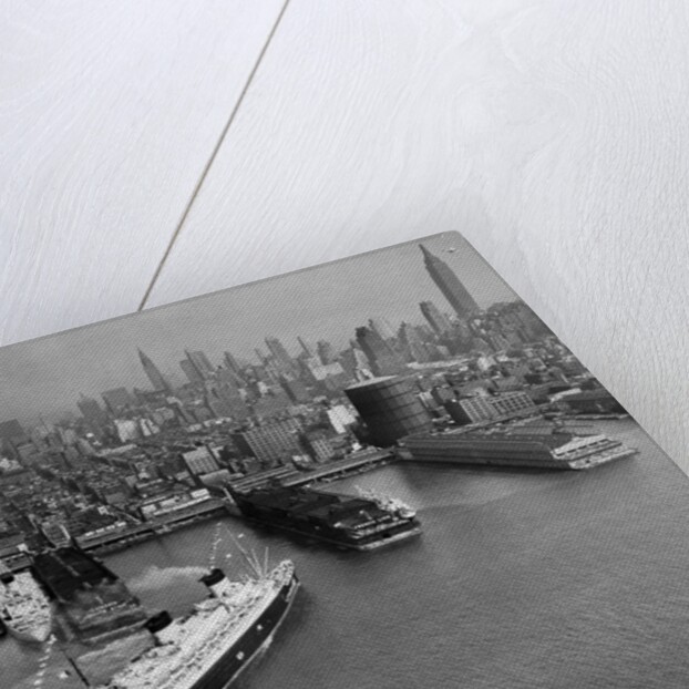 SS Liberte (Formerly Europa) Berths in New York, 1950 by Anonymous