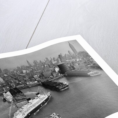 SS Liberte (Formerly Europa) Berths in New York, 1950 by Anonymous