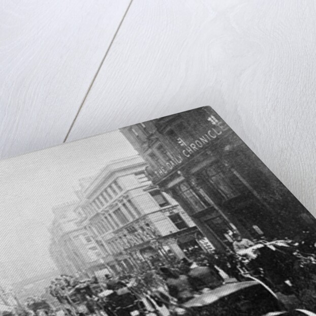 View of Crowded Fleet Street by Anonymous