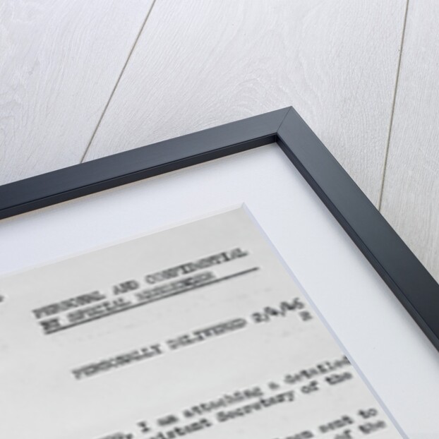 Top Secret Letter from J. Edgar Hoover by Anonymous