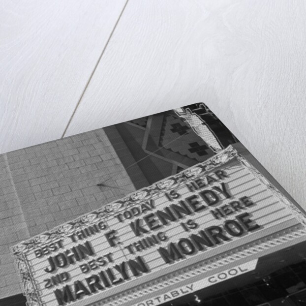 Marilyn Monroe and John F, Kennedy by Anonymous