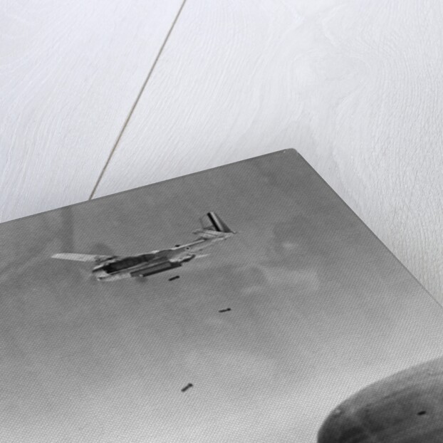 B-26 Bomber Dropping Bombs by Anonymous