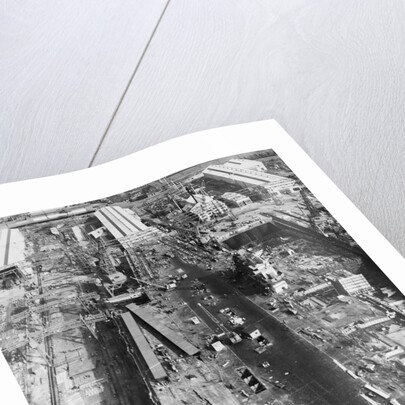 View of Huge Ship Under Construction by Anonymous