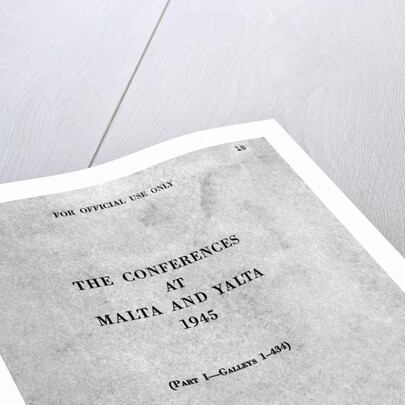 Cover of The Conferences at Malta and Yalta by Anonymous