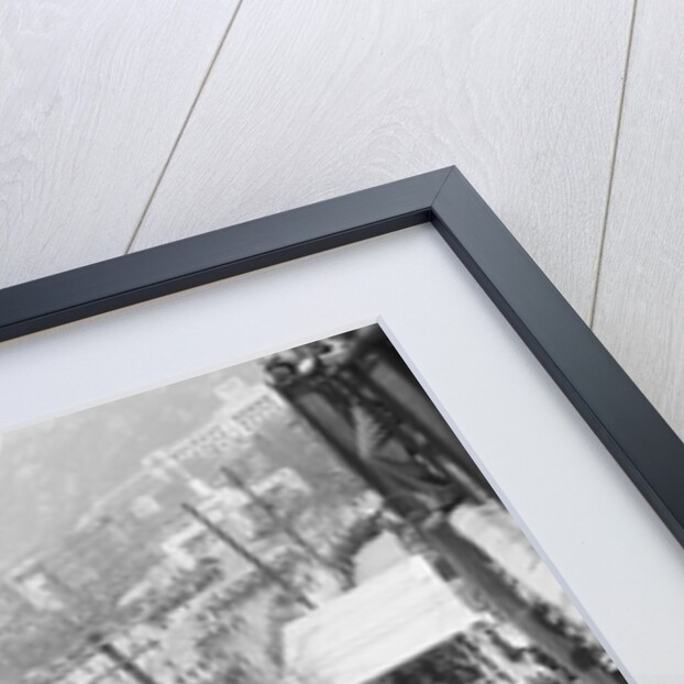 Aerial View of a Military Parade by Anonymous