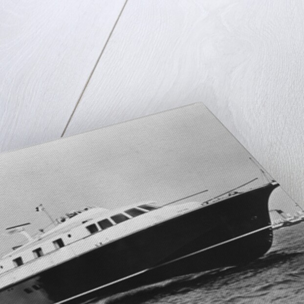 Large Yacht Offshore by Anonymous