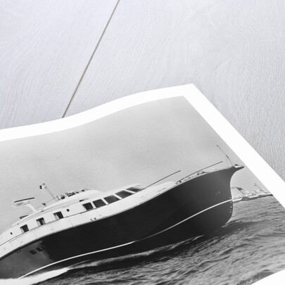 Large Yacht Offshore by Anonymous
