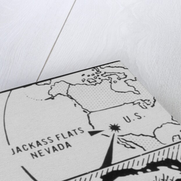 United States Nuclear Weapons Test Map by Anonymous