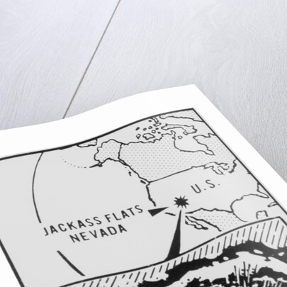 United States Nuclear Weapons Test Map by Anonymous
