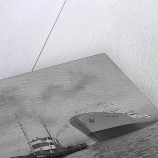 Towing the World Grandeur Ship by Anonymous