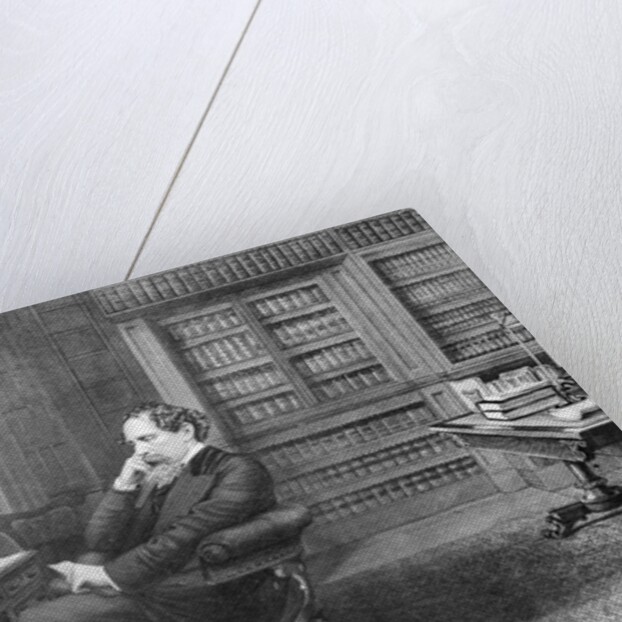 Charles Dickens in His Home Study by Anonymous